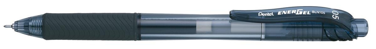 FINE BALL PEN PENTEL ENERGEL BLN105-A BLACK